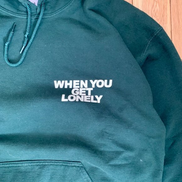 LONELY GHOST Green Hoodie - Picture 2 of 8